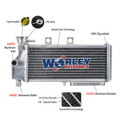 1Wolrey Aluminum Radiator Fit BMW G 650 Xchallenge Xcountry Xmoto K15 2007-2009 2008