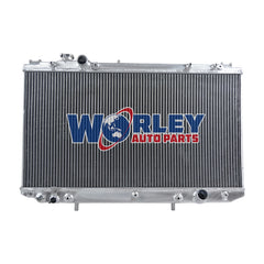 1Wolrey Aluminum Radiator FitsTOYOTA ARISTO JZS161 2JZ-GTE 3.0L TURBO A/T 1997-2004