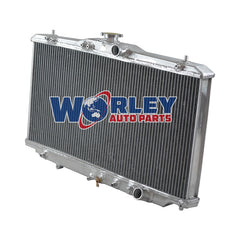 1Wolrey Aluminum Radiator Fits 1988-1991 Honda Prelude 2.0L 2.1L L4 B20A5 B21A1 AT 1989 1990
