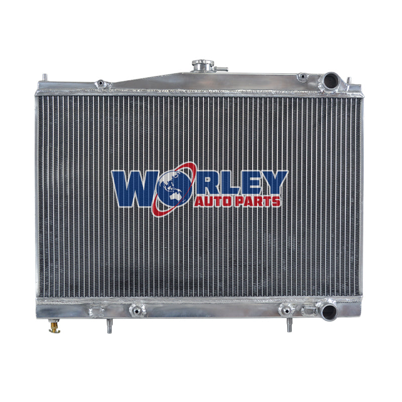 1Wolrey Aluminum Radiator Fits 1993-2006 Nissan Skyline R33 R34 Stagea GTS 2.0L 2.5L 6cyl MT