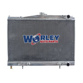 1Wolrey Aluminum Radiator Fits 1993-2006 Nissan Skyline R33 R34 Stagea GTS 2.0L 2.5L 6cyl MT