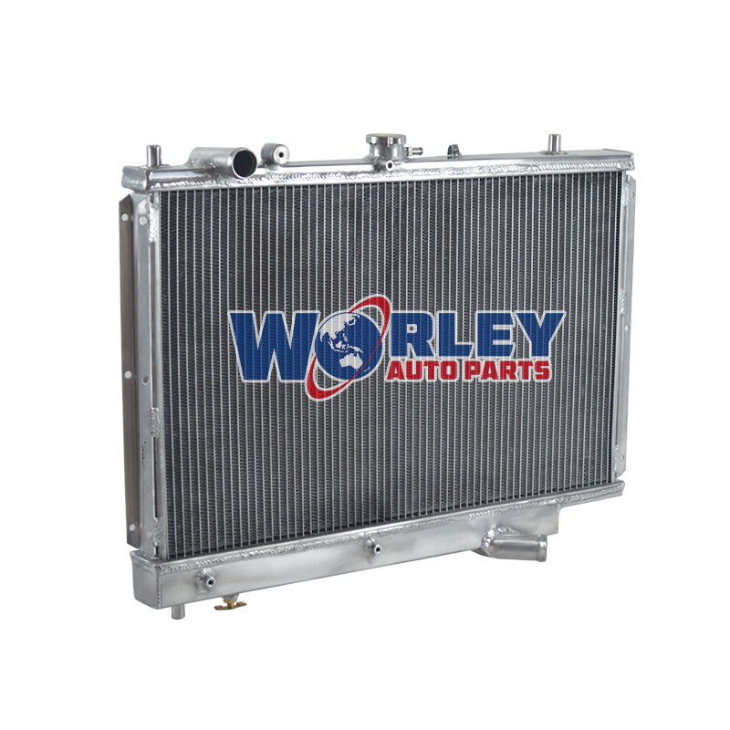 1Wolrey Aluminum Radiator Fits Mazda 323 GTX GTR FORD LAZER TX3 1989-1994 BG Alloy Familia MT