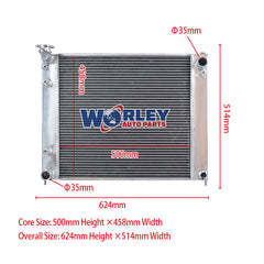 1Wolrey Aluminum Radiator Fits Nissan 300ZX Z32 3.0 TURBO RADIATOR 1989-1997 1989-1997 1990 1991 1992 1993 1994 1995 1996 AT