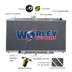 1Wolrey Aluminum Radiator Fits Nissan PATROL Y61 GU 2.8 3.0 RD28 ZD30 CR diesel AT