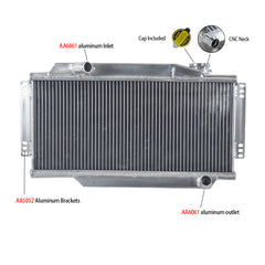 1Wolrey Aluminum Radiator Fits TRIUMPH SPITFIRE MARK III/IV/1500 1964-1978