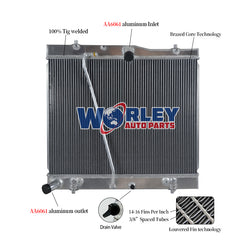 1Wolrey Aluminum Radiator Fits Toyota Hiace 2.7L LWB/TRH Petrol AT/MT 2005+ Auto Manual
