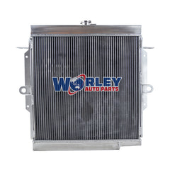 1Wolrey Aluminum Radiator Fits Toyota Land Cruiser Landcruiser 75 Series HZJ75 1990-2001 1991 1992 1993 1994