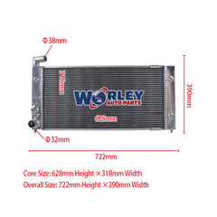 1Wolrey Aluminum Radiator Fits Volkswagen VW Golf 2 Corrado VR6 Turbo