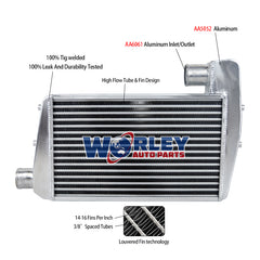 1Wolrey for Ford Falcon BA BF XR6 Turbo Intercooler +mounting Kit