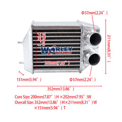 1Wolrey for renault 5 GT turbo super capacity intercooler
