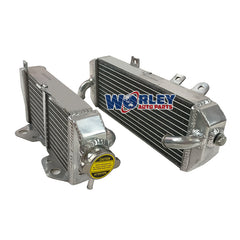 1Worley Aluminum Radiator FOR Kawasaki KX450F KX 450 F KXF450 2016-2023 2017 2018 2019 2020 2021