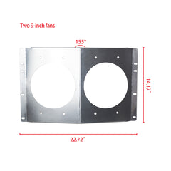 1Worley Aluminum Radiator Fan Shroud Kit Fits 1968 1969 1970 Jaguar XKE S2 E-TYPE 4.2L AT/MT