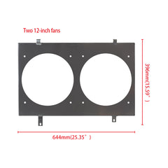1Worley Aluminum Radiator Fan Shroud Kit Fits Aluminum Shroud + Fan for Nissan skyline R33 R34 RB25DET GTS-T Manual