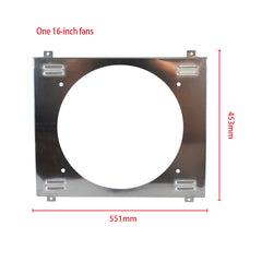 1Worley Aluminum Radiator Fan Shroud Kit Fits FORD FALCON XA XB XC XD XE FAIRMONT CLEVELAND 302 351 V8