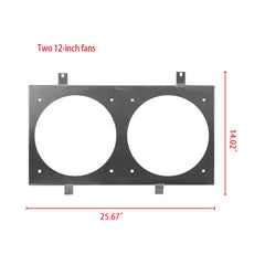 1Worley Aluminum Radiator Fan Shroud Kit Fits NISSAN SILVIA S13 CA18DET Turbo MT
