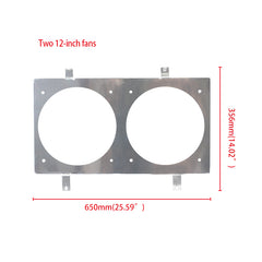 1Worley Aluminum Radiator Fan Shroud Kit Fits NISSAN SILVIA S14 S15 SR20DET 240SX 200SX