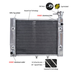1Worley Aluminum Radiator For CAN-AM/CANAM OUTLANDER 500 / 650 / 800 2006-2014