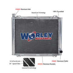 1Worley Aluminum Radiator For CAN AM OUTLANDER/MAX/RENEGADE L 450/500/650/800/1000 2012-2022 2013 2014 2015 2016