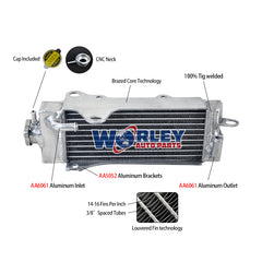 1Worley Aluminum Radiator For HONDA CR80 CR80R CR 80R 1984 84
