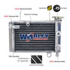 1Worley Aluminum Radiator For Honda CBR150 CBR 150 2002 2003 2004 2005