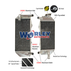 1Worley Aluminum Radiator For Honda CRF250 CRF250R CRF 250 R 2010 2011 10 11