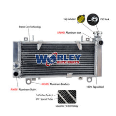 1Worley Aluminum Radiator For Honda VFR750F/VFR 750 F RC24 1986-1989 1987