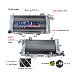 1Worley Aluminum Radiator For Honda XL1000V XL 1000 V Varadero SD02 SD01 1999-2009 2008