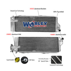 1Worley Aluminum Radiator For Husqvarna SM TE SMS 630 2011 2012 11 12