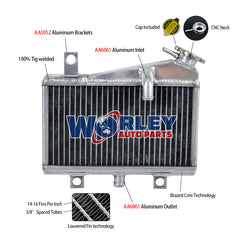 1Worley Aluminum Radiator For KAWASAKI Tecate 3 KXT250 A T3 84 85 1984 1985