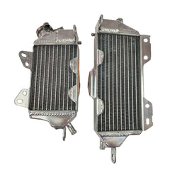 1Worley Aluminum Radiator For Kawasaki KX125 KX 125 2-stroke 1990-1991 90 91