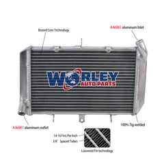 1Worley Aluminum Radiator For Kawasaki Z1000 ZR1000ABS 2010-2016 2011 2012 2013 2014 2015