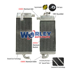 1Worley Aluminum Radiator For YAMAHA YZ125 YZ 125 1996-2001 97 98 99 00 2001 2000 1999