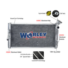 1Worley Aluminum Radiator For Yamaha TZ250 TZ 250 A Gp 1990