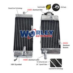 1Worley Aluminum Radiator For Yamaha WR200/WR200RD 1992 92