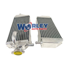 1Worley Aluminum Radiator For Yamaha YZ250F 2014-2018 2017; YZ450F 2014-2017 2016 2015
