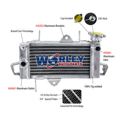 1Worley Aluminum Radiator For Yamaha YZF R125 YZF-R125 2008-2013 2009 2010 2011 2012