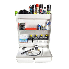 Worley Aluminum Trailer Door Cabinet Organizer Storage Work Station