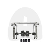 Worley Motorcycle Windshield Windscreen For Yamaha V Star 650 XVS650 250 1100 18''x16'' Handlebar Windshield Windscreen