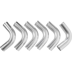 Worley 2.5" 64mm Aluminum Universal Intercooler Turbo Piping pipe + Black Hose Kits