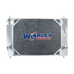 2Wolrey Aluminum Radiator FOR 2005-2013 Chevy Corvette C6 6.0L 6.2L 7.0L V8 2006 2007 2008 2009 2010 2011 2012