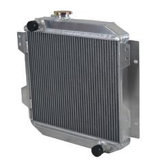 2Wolrey Aluminum Radiator FOR Ford Capri MK1 MK2 MK3 Kent 1.3L 1.6L/2.0 Essex/ Escort 1.6