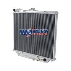 2Wolrey Aluminum Radiator Fit ISUZU TROOPER/BIGHORN VAUXHALL MONTEREY 3.0,3.1,3.2 AT 1991-2000 1992 1993 1994 1995 1996 1997 1998 1999