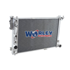 2Wolrey Aluminum Radiator Fit Mercedes Benz W204 C63 AMG 2008-2014 2009 2010 2011