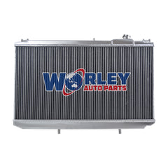 2Wolrey Aluminum Radiator FitsTOYOTA ARISTO JZS161 2JZ-GTE 3.0L TURBO A/T 1997-2004
