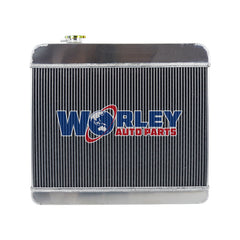2Wolrey Aluminum Radiator Fits 1965 1966 GMC 1000/1500 Series Truck V6 Engine AT