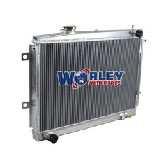 2Wolrey Aluminum Radiator Fits 1985-1996 Mazda Bravo B2600/ Ford Courier Petrol 2.6L 1986 1