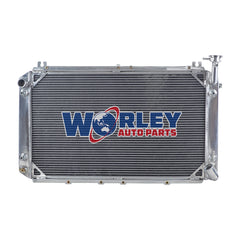 2Wolrey Aluminum Radiator Fits 1988-1997 Nissan Patrol GQ Y60 TB42 RB30 6Cyl AT
