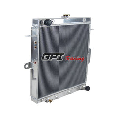 2Wolrey Aluminum Radiator Fits 1990-2001 Toyota Land Cruiser 75Series HZJ79 AT 1991 1992 1993 1994 1995 1996 1997 1998 1999