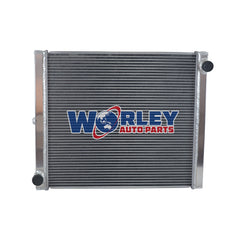 2Wolrey Aluminum Radiator Fits 1995-2000 Ford Trader / Mazda T4000 T4600 WG Manual 1996 1997 1998 1999