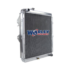 2Wolrey Aluminum Radiator Fits 1997-2005 Toyota Hilux KZN165 LN147 LN167 3.0L 1KZ-TE Turbo D MT